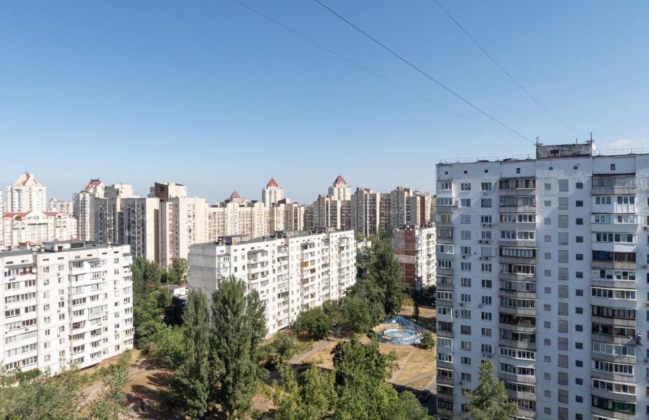 Чудова Квартира Для Відпочинку І Роботи На Оболоні Kijev Kültér fotó